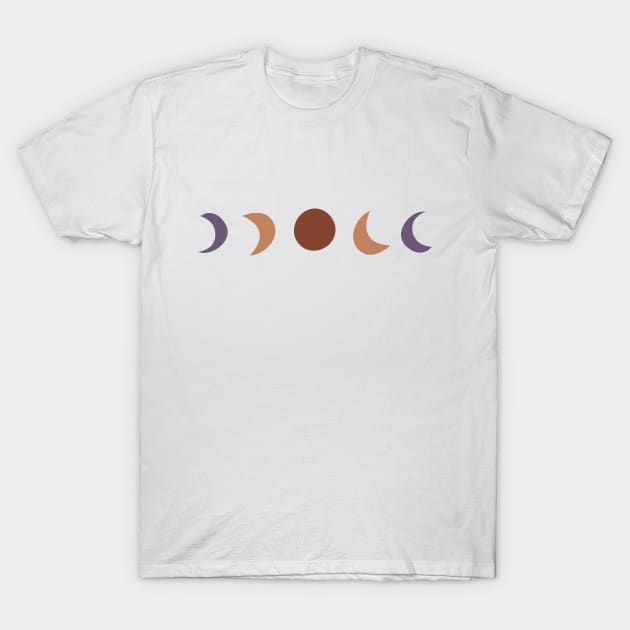 Luna Moon Phases Astrology T-Shirt by Dear Fawn Studio